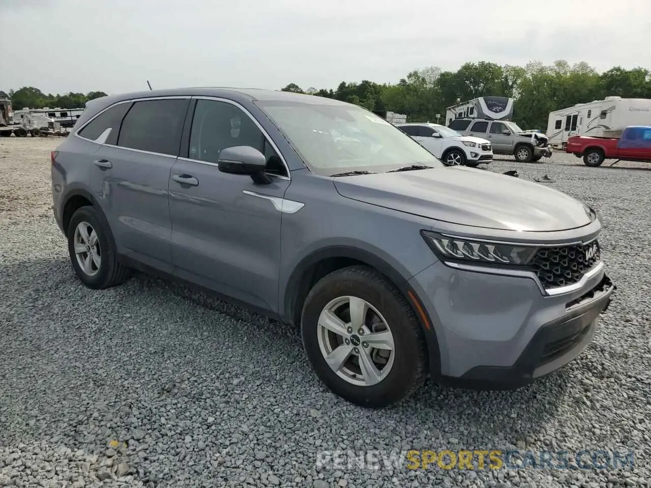 4 fotografías del automóvil dañado 5XYRG4LC0NG082538 KIA SORENTO 2022