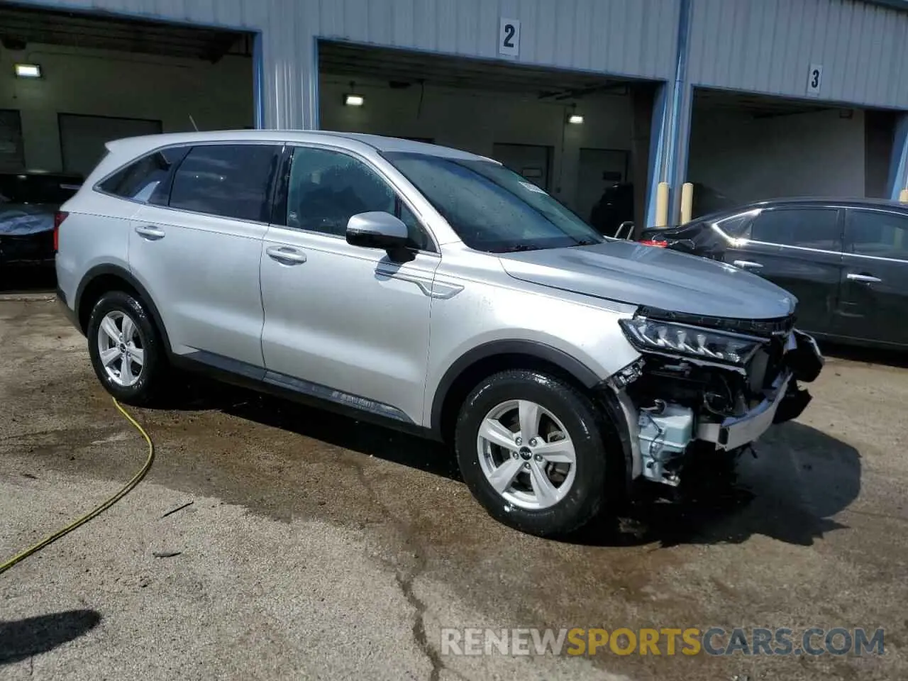 4 fotografías del automóvil dañado 5XYRG4LC4NG083031 KIA SORENTO 2022