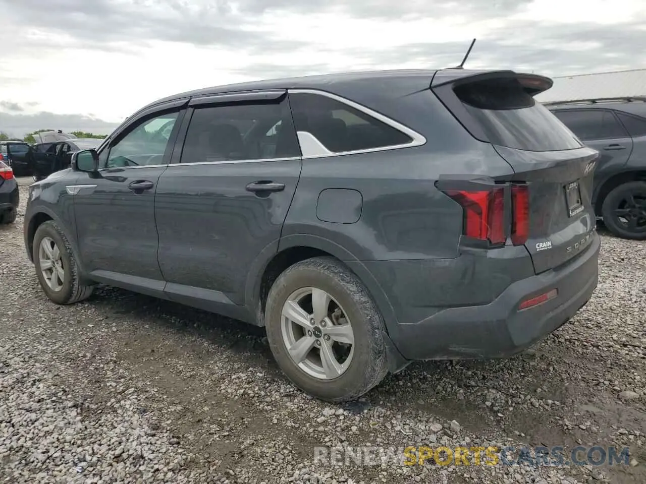 2 fotografías del automóvil dañado 5XYRG4LC5NG142801 KIA SORENTO 2022