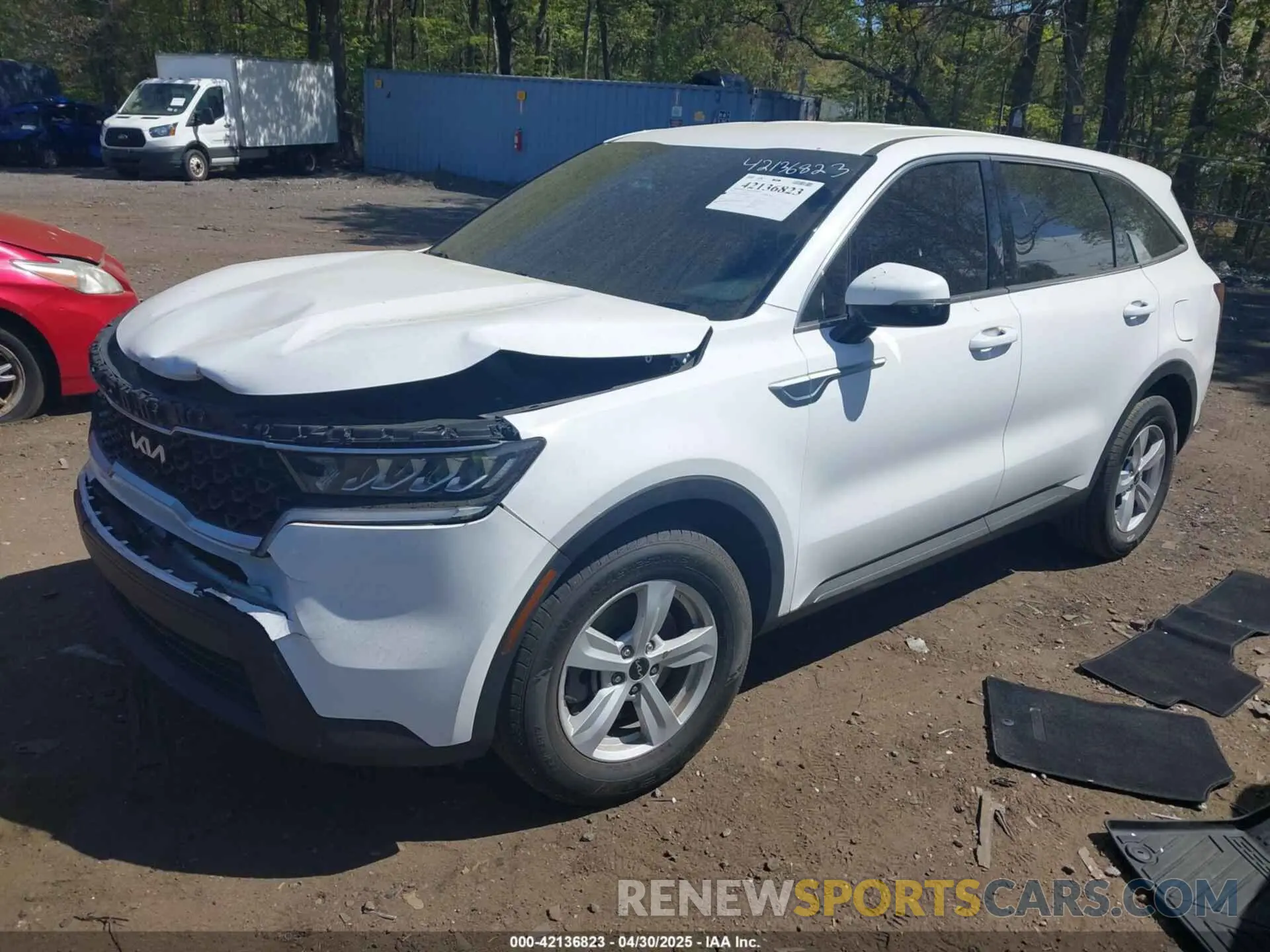 2 fotografías del automóvil dañado 5XYRG4LC9NG088726 KIA SORENTO 2022