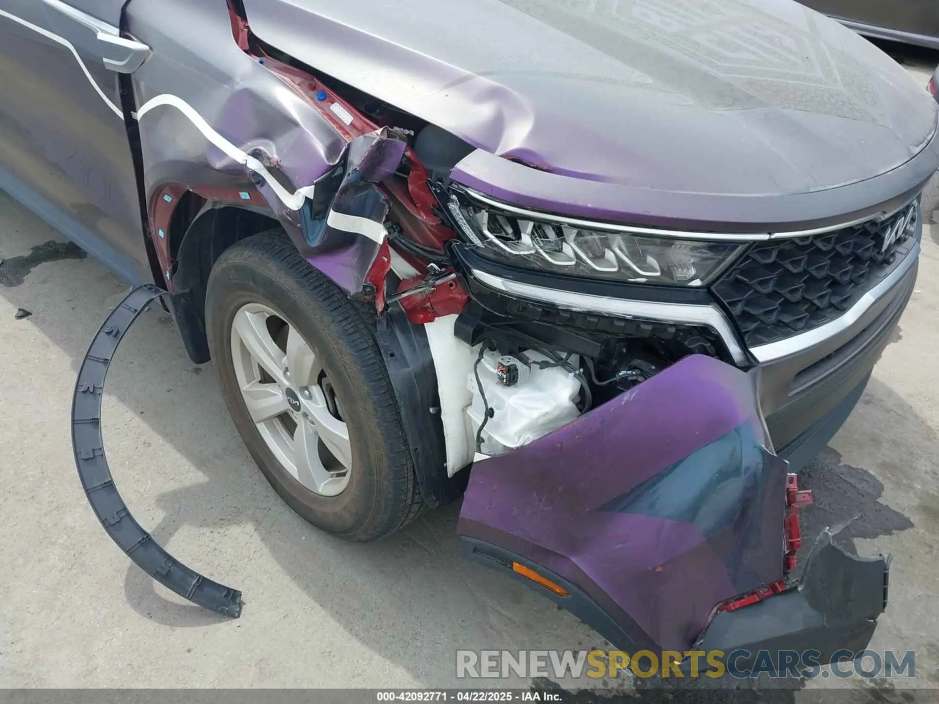 6 fotografías del automóvil dañado 5XYRG4LC9NG091772 KIA SORENTO 2022