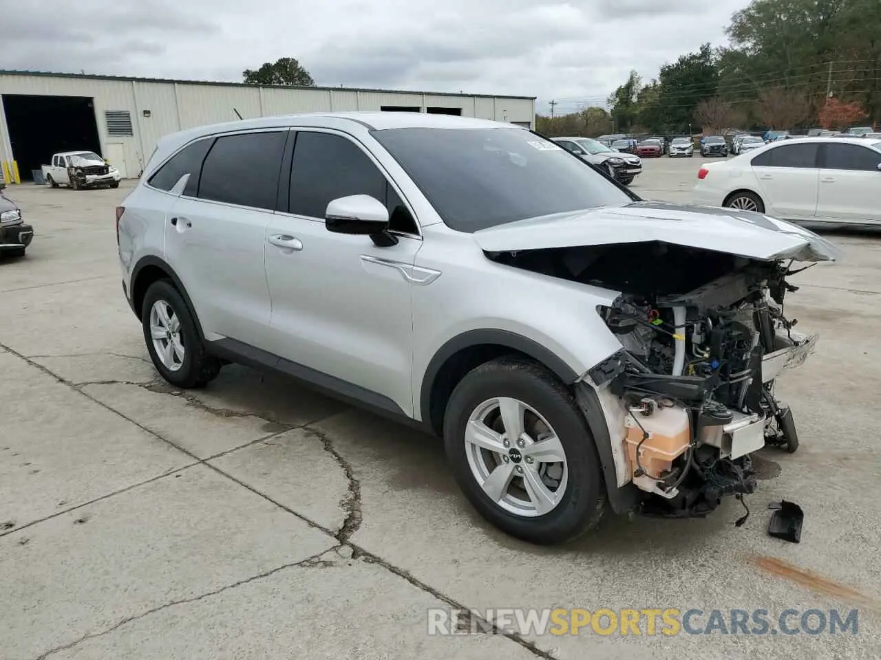 4 fotografías del automóvil dañado 5XYRG4LC9NG099337 KIA SORENTO 2022