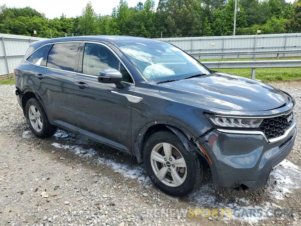 4 fotografías del automóvil dañado 5XYRG4LCXNG128554 KIA SORENTO 2022
