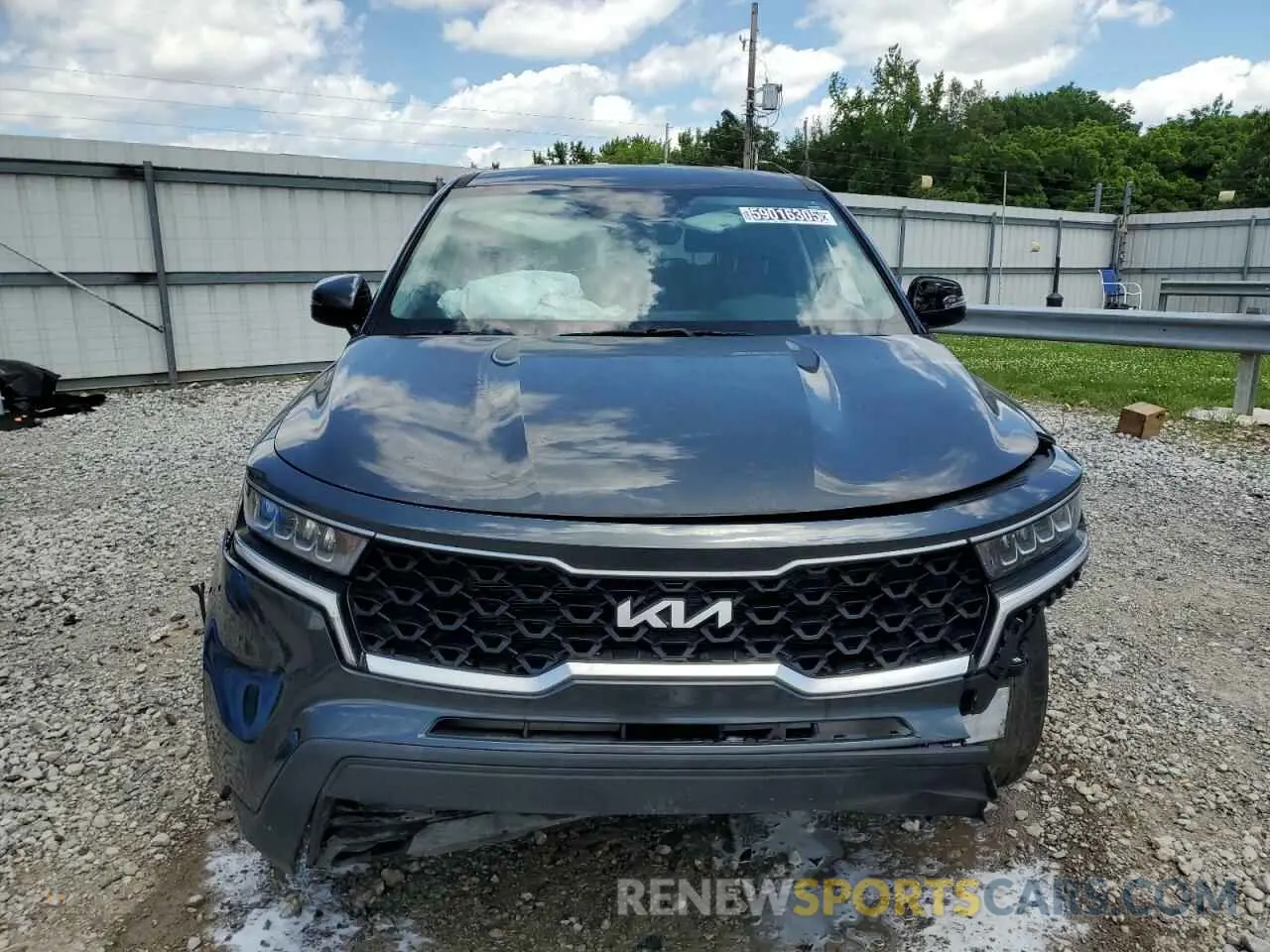 5 fotografías del automóvil dañado 5XYRG4LCXNG128554 KIA SORENTO 2022