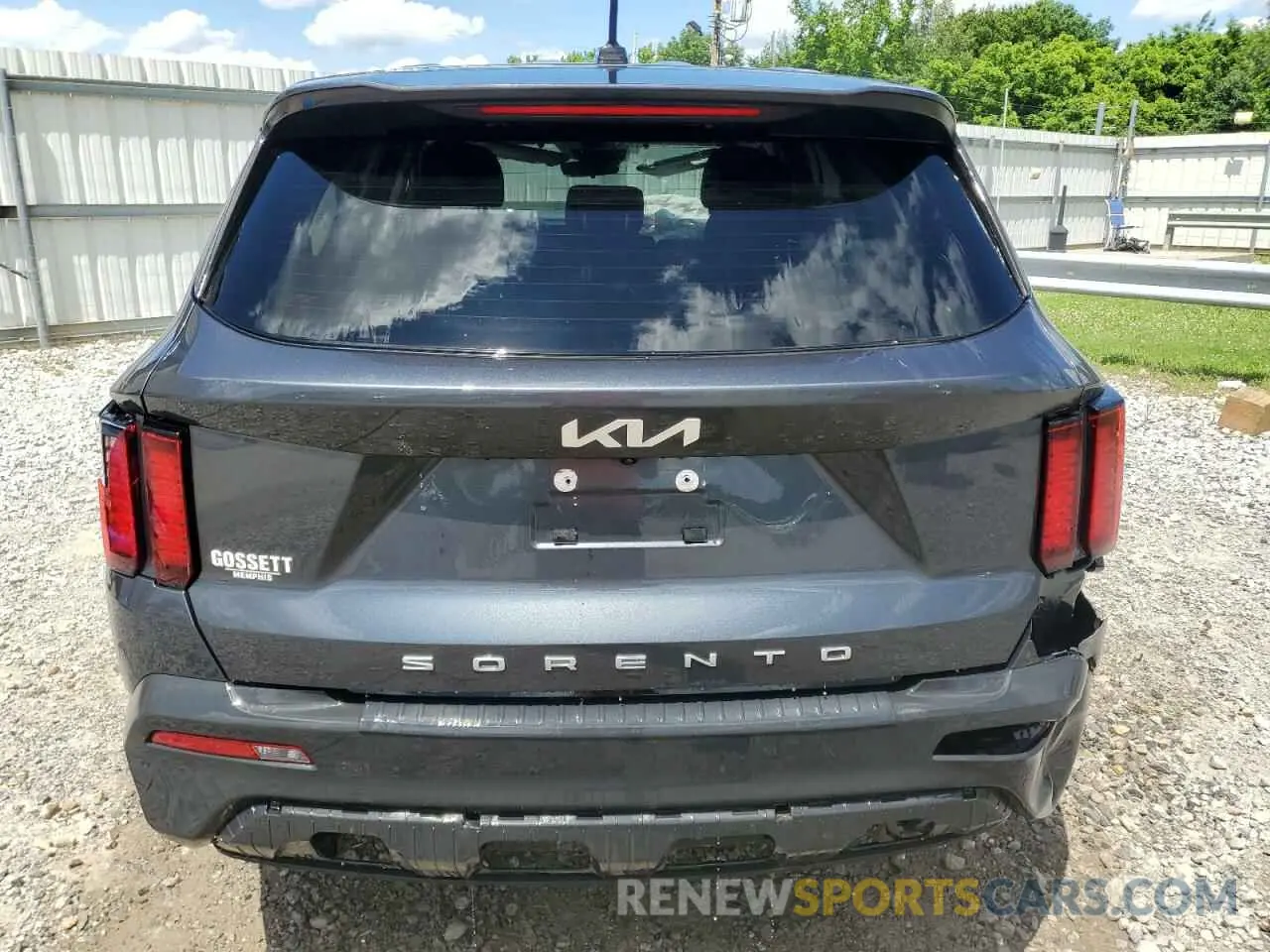 6 fotografías del automóvil dañado 5XYRG4LCXNG128554 KIA SORENTO 2022