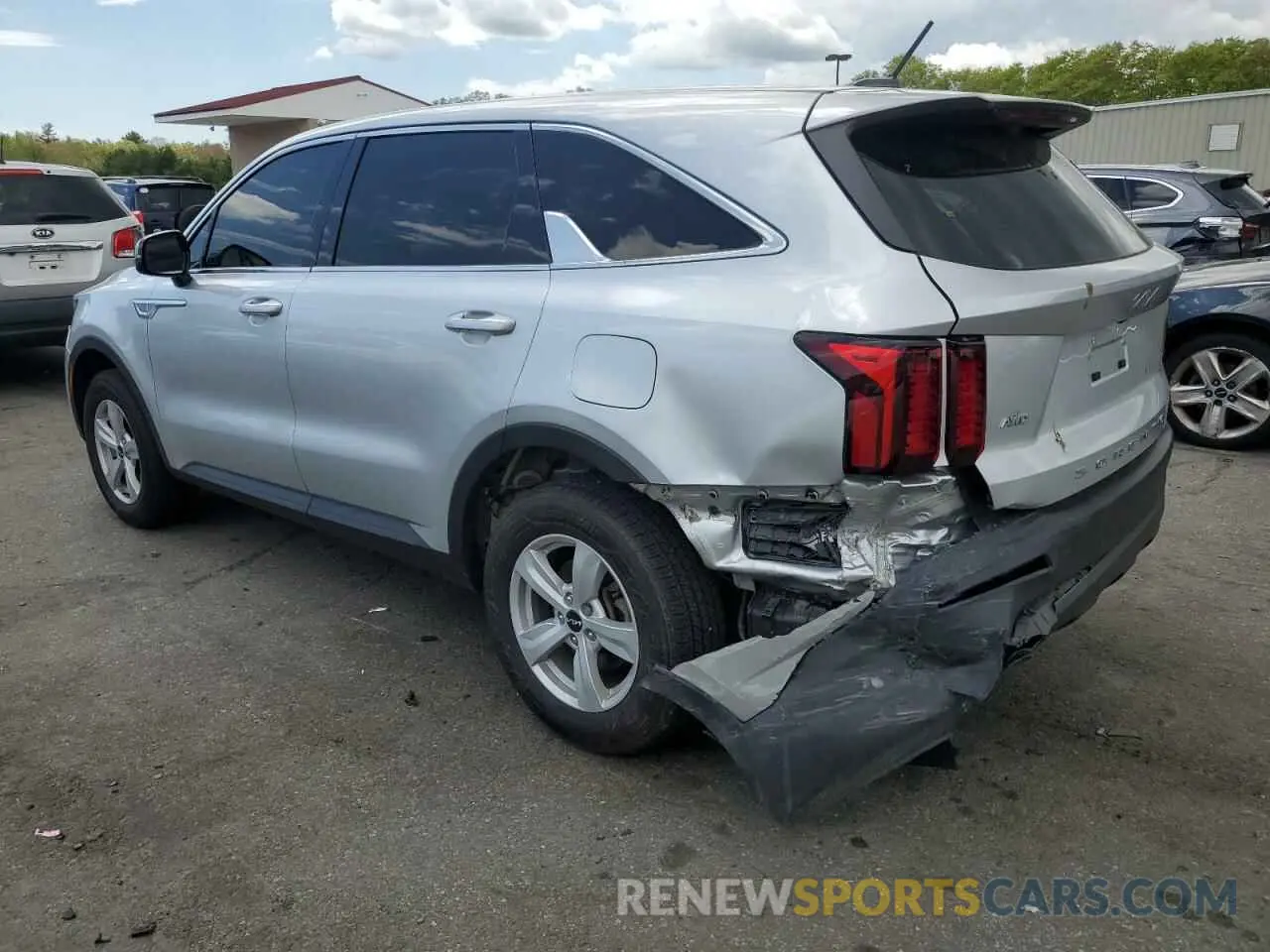 2 fotografías del automóvil dañado 5XYRGDLC1NG091524 KIA SORENTO 2022
