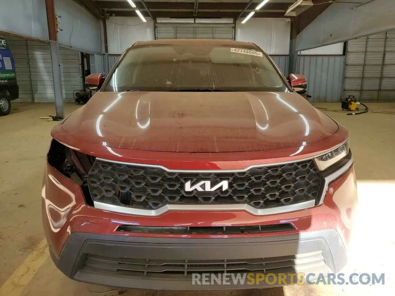 5 fotografías del automóvil dañado 5XYRGDLC3NG149715 KIA SORENTO 2022