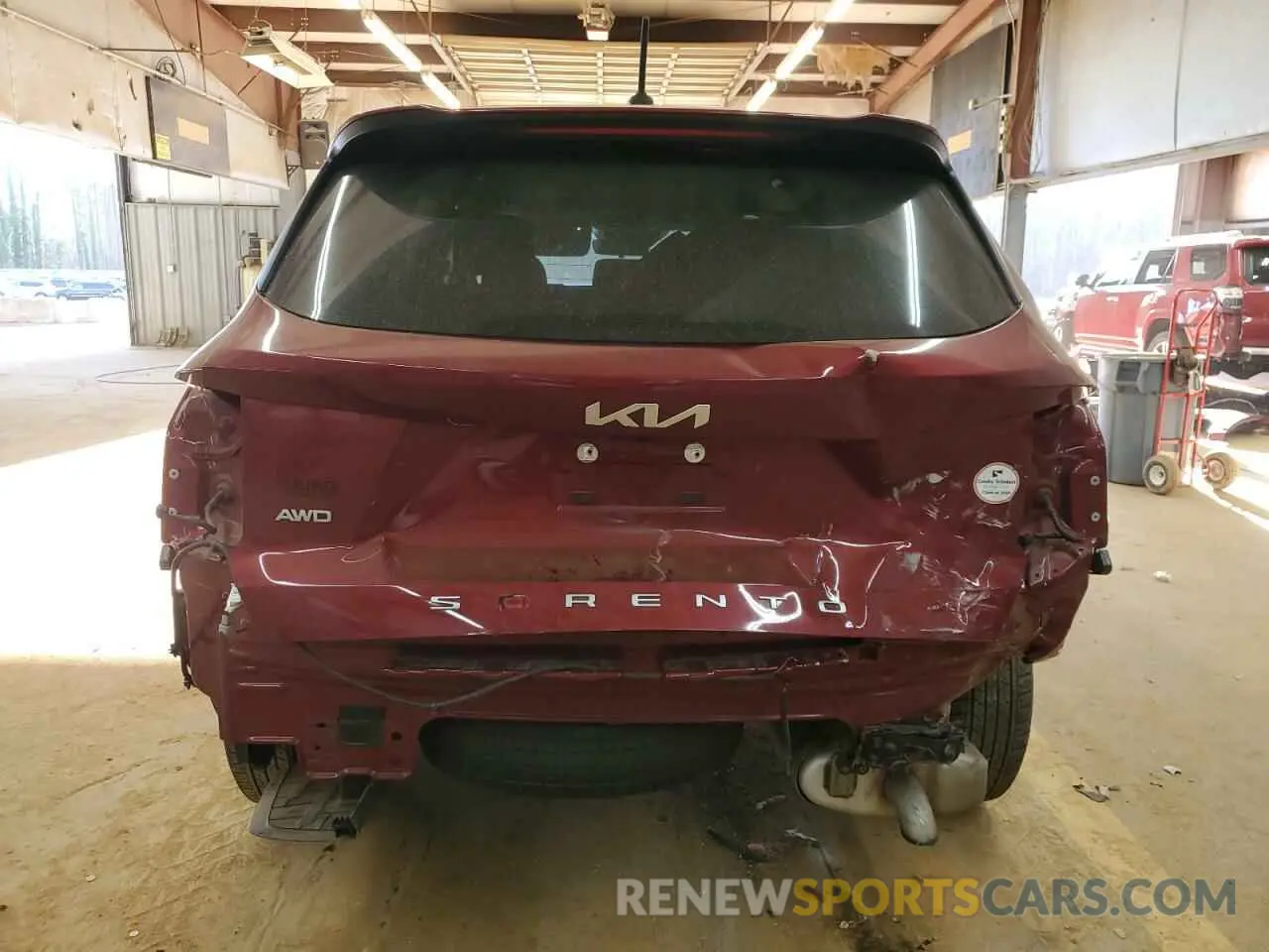 6 fotografías del automóvil dañado 5XYRGDLC3NG149715 KIA SORENTO 2022