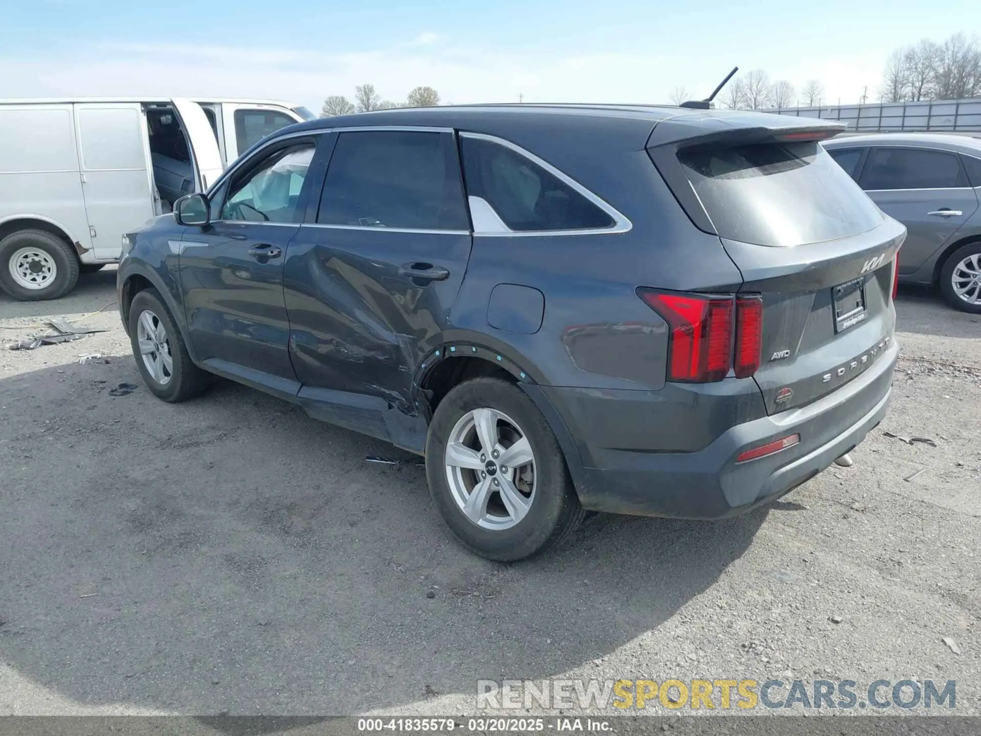 3 fotografías del automóvil dañado 5XYRGDLC4NG084017 KIA SORENTO 2022