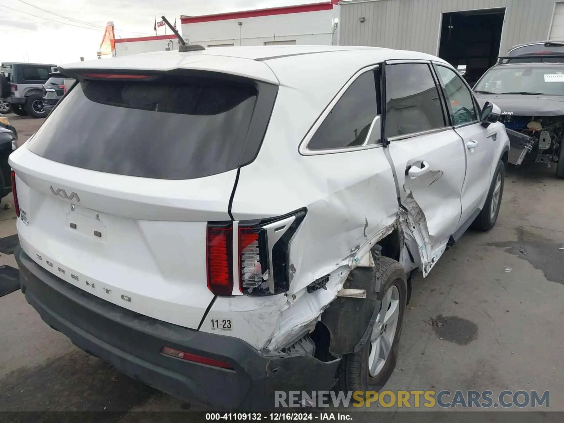 6 fotografías del automóvil dañado 5XYRGDLC8NG072405 KIA SORENTO 2022