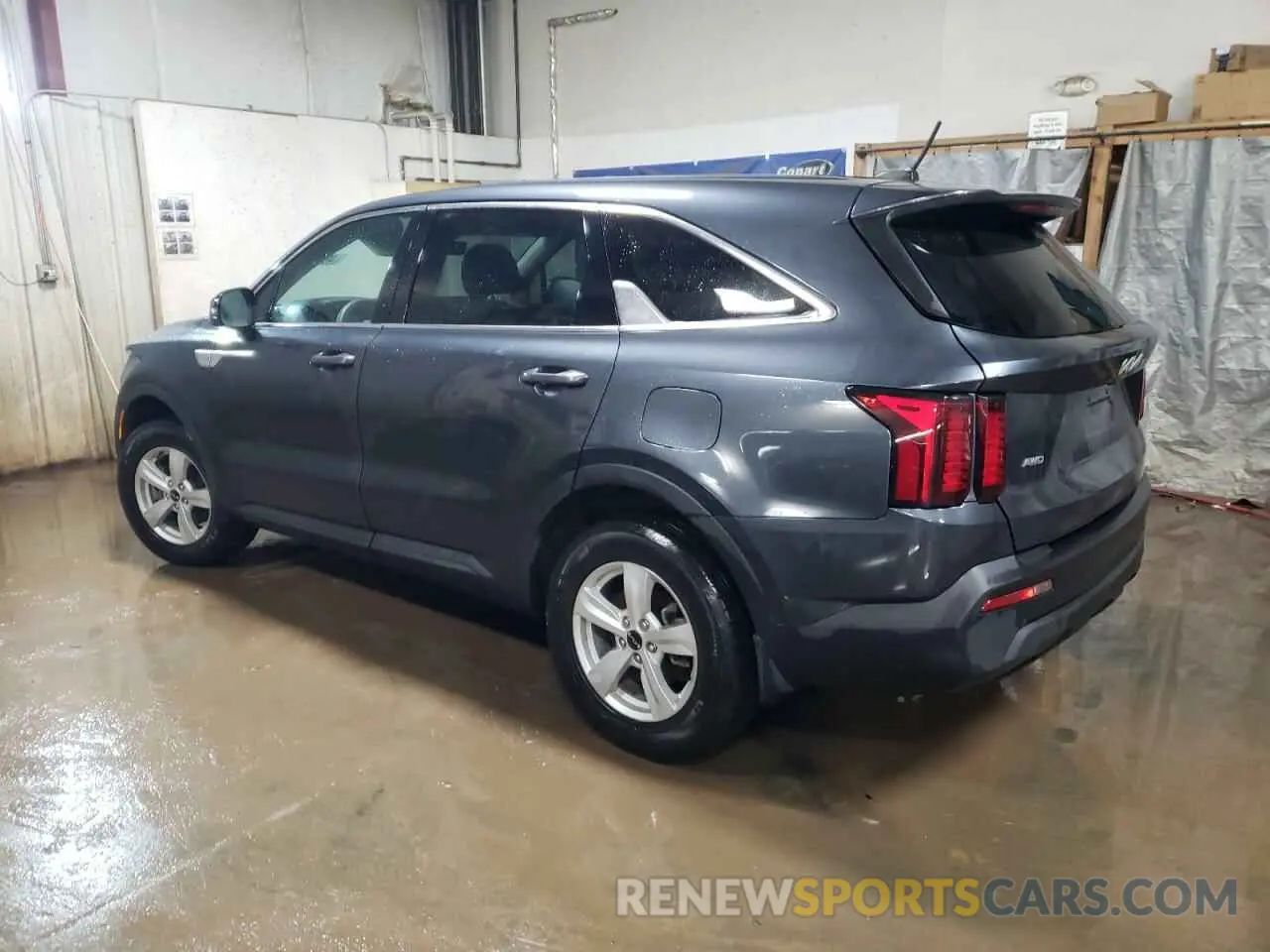 2 fotografías del automóvil dañado 5XYRGDLC8NG098146 KIA SORENTO 2022