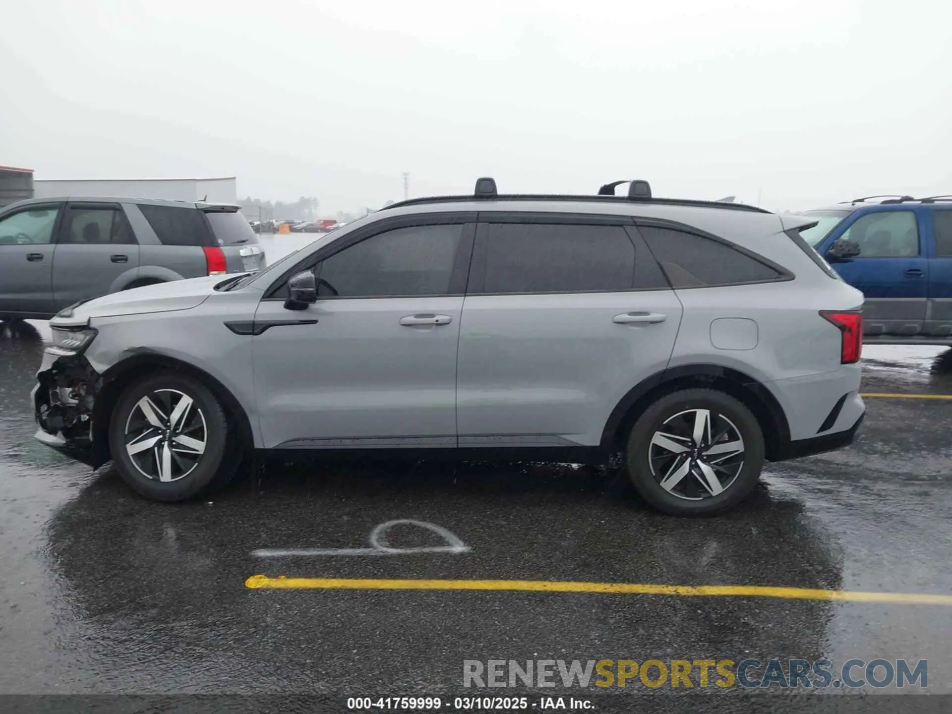 14 fotografías del automóvil dañado 5XYRH4LF3NG117340 KIA SORENTO 2022