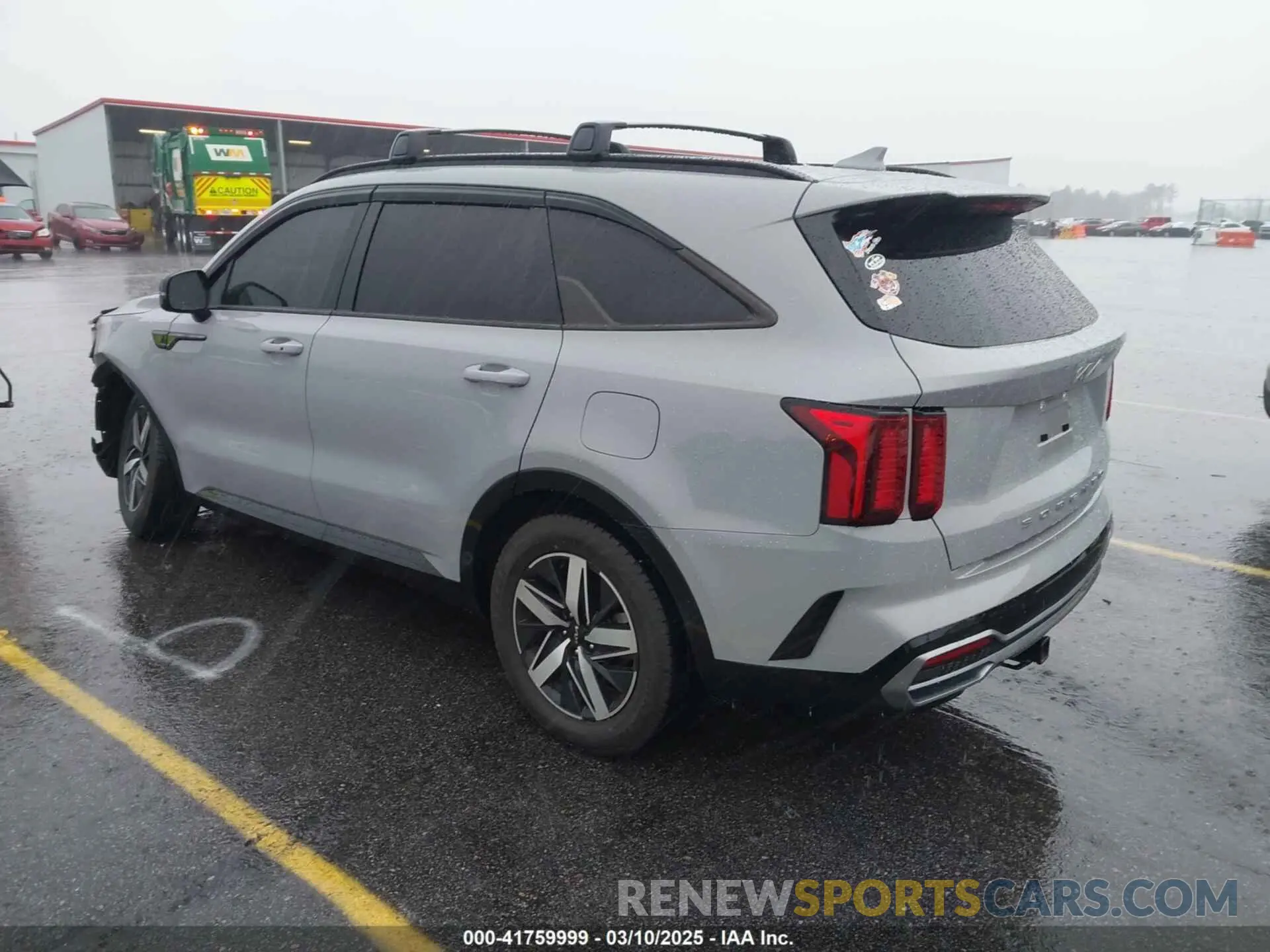 3 fotografías del automóvil dañado 5XYRH4LF3NG117340 KIA SORENTO 2022