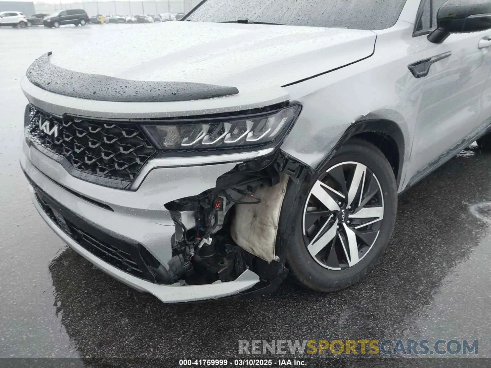 6 fotografías del automóvil dañado 5XYRH4LF3NG117340 KIA SORENTO 2022
