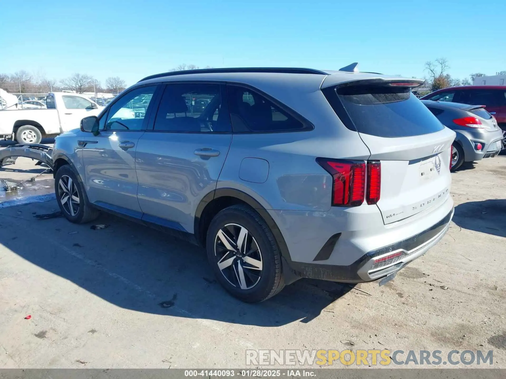 3 fotografías del automóvil dañado 5XYRH4LF4NG125091 KIA SORENTO 2022