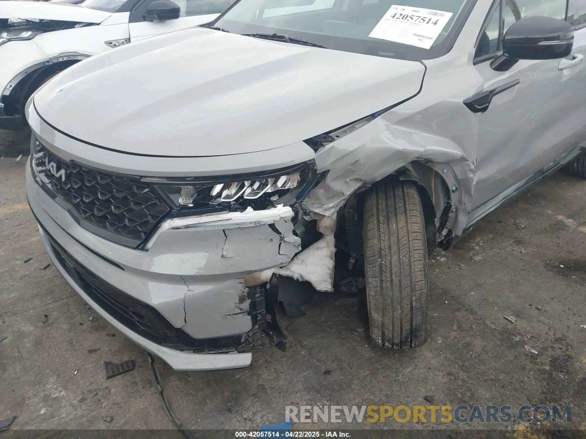 6 fotografías del automóvil dañado 5XYRH4LF7NG132472 KIA SORENTO 2022