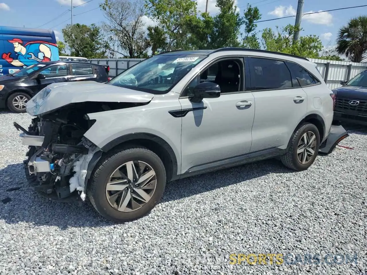 1 fotografías del automóvil dañado 5XYRH4LF8NG123537 KIA SORENTO 2022