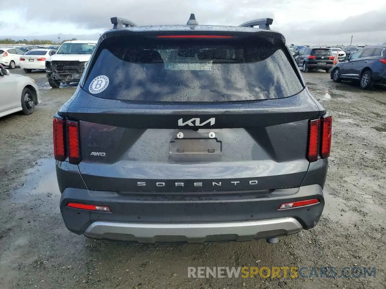 6 fotografías del automóvil dañado 5XYRHDLF1NG077100 KIA SORENTO 2022