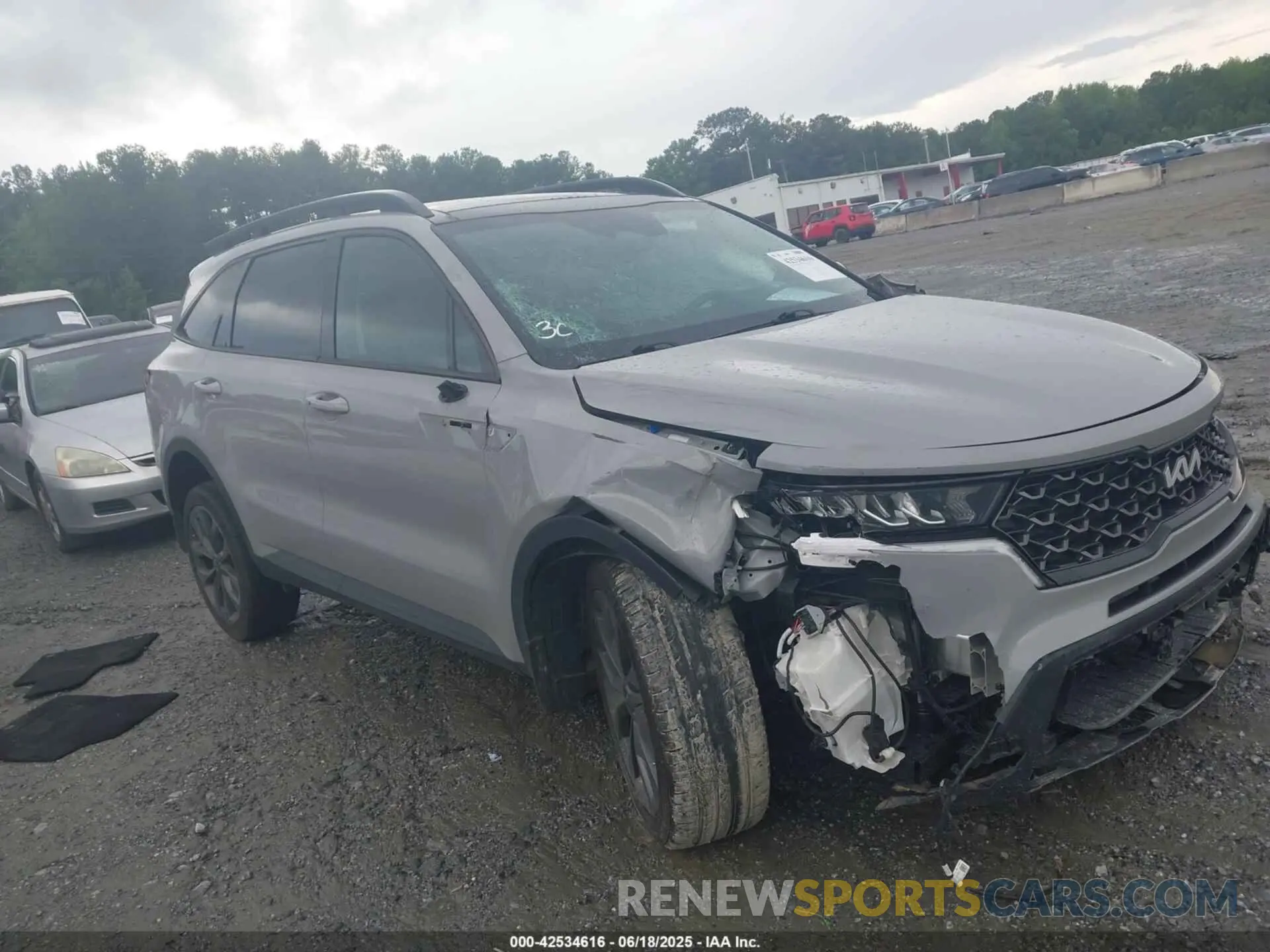 1 fotografías del automóvil dañado 5XYRHDLF3NG133649 KIA SORENTO 2022