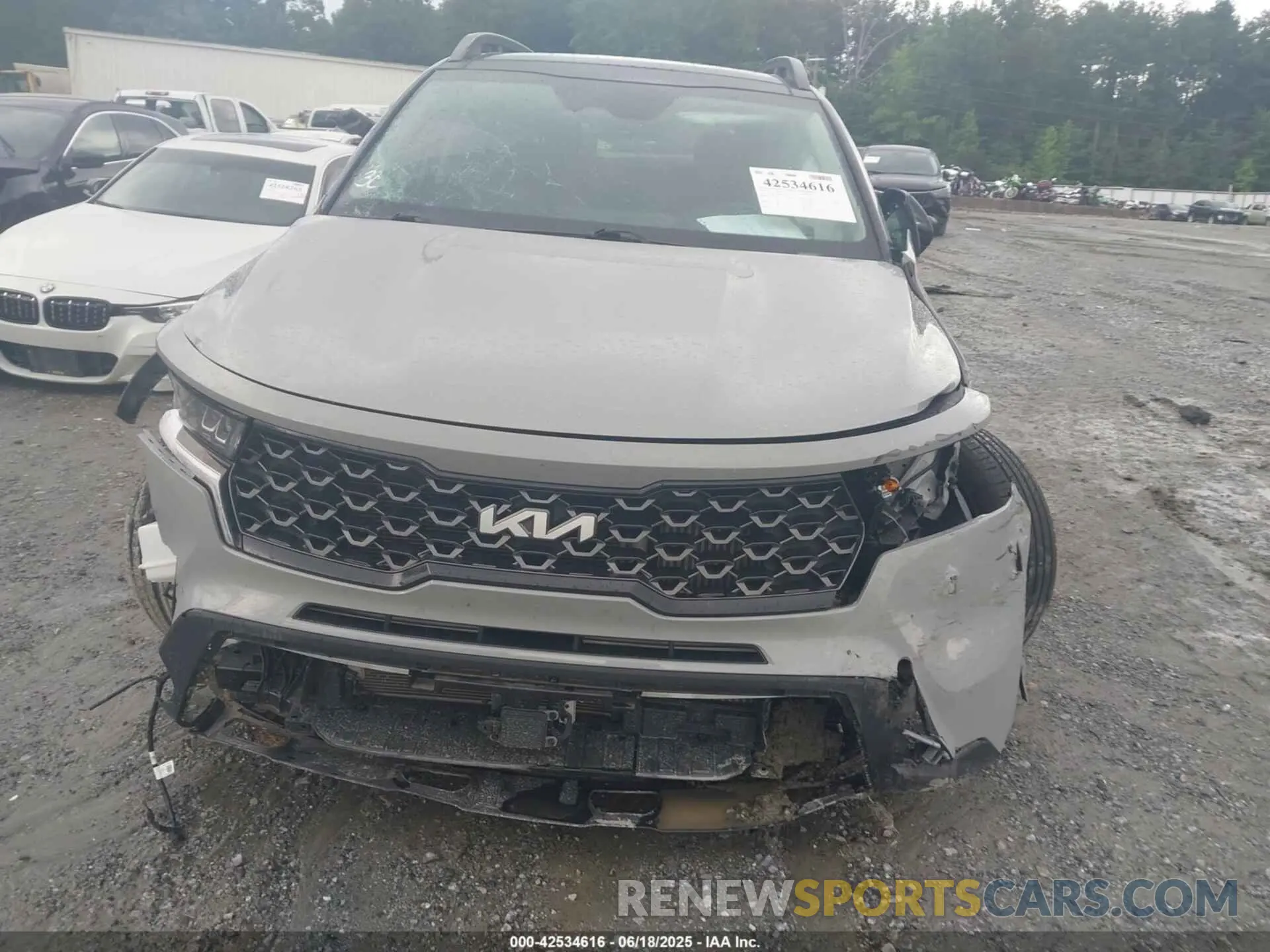 12 fotografías del automóvil dañado 5XYRHDLF3NG133649 KIA SORENTO 2022