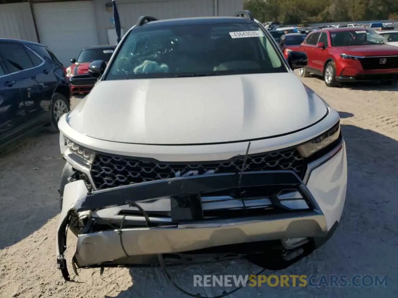 5 fotografías del automóvil dañado 5XYRHDLF5NG153255 KIA SORENTO 2022