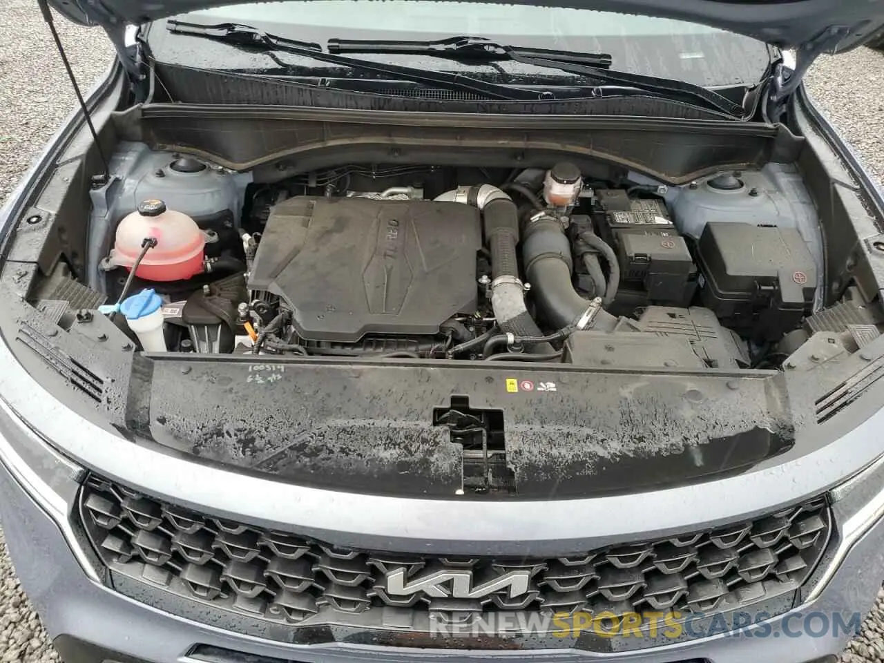 12 fotografías del automóvil dañado 5XYRHDLF9NG133851 KIA SORENTO 2022
