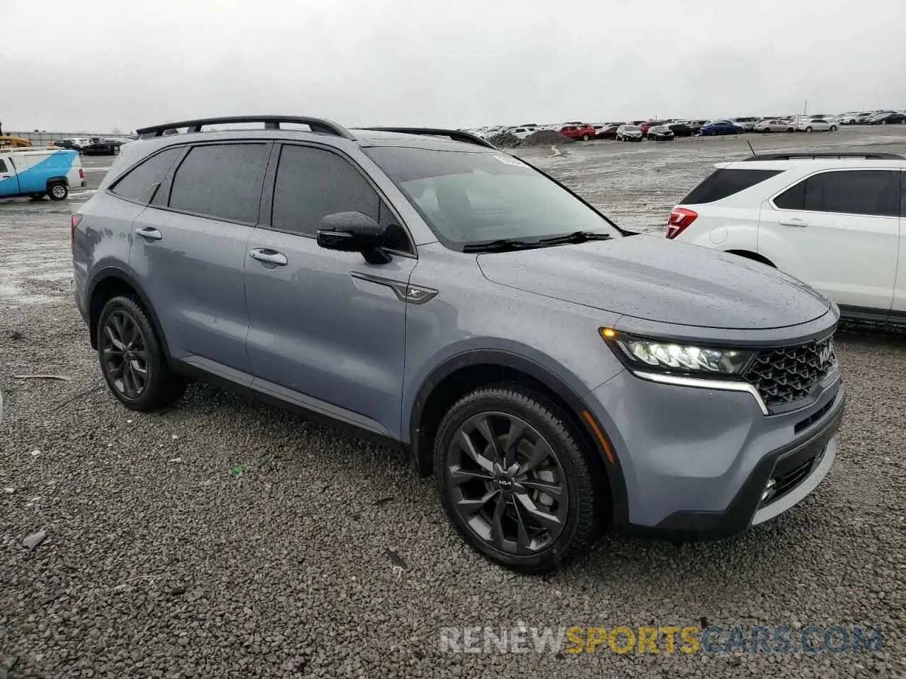 4 fotografías del automóvil dañado 5XYRHDLF9NG133851 KIA SORENTO 2022