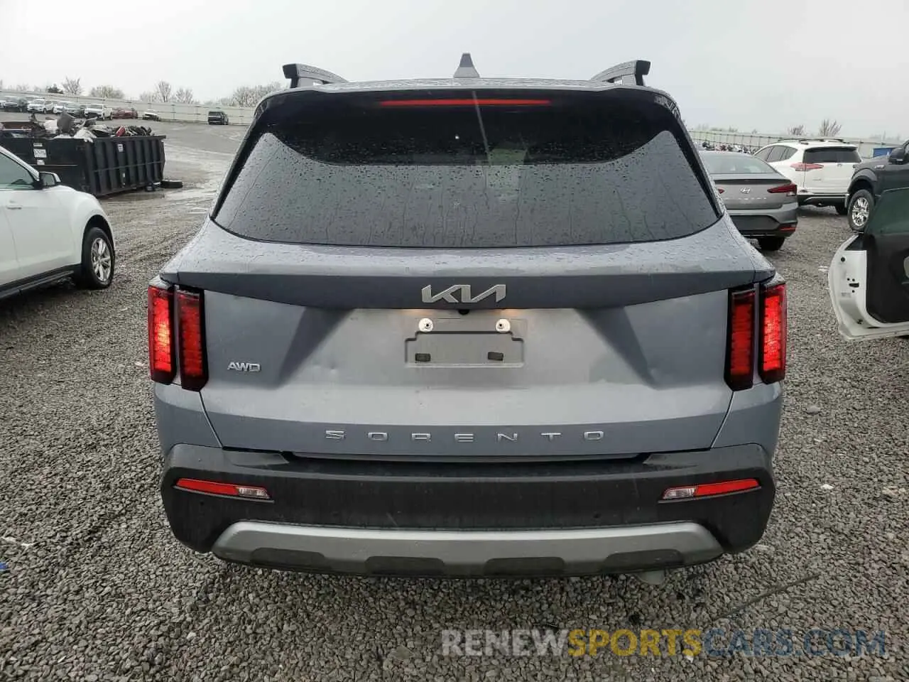 6 fotografías del automóvil dañado 5XYRHDLF9NG133851 KIA SORENTO 2022
