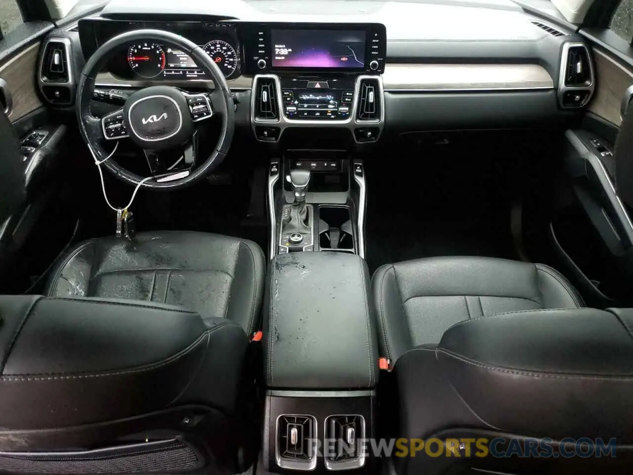 8 fotografías del automóvil dañado 5XYRHDLF9NG133851 KIA SORENTO 2022