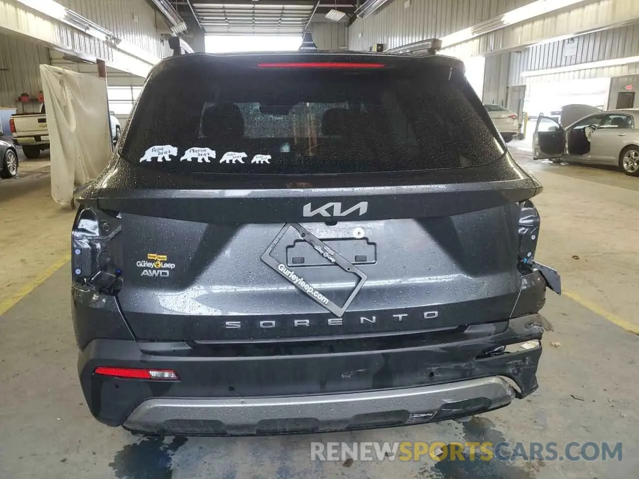 6 fotografías del automóvil dañado 5XYRHDLFXNG091660 KIA SORENTO 2022