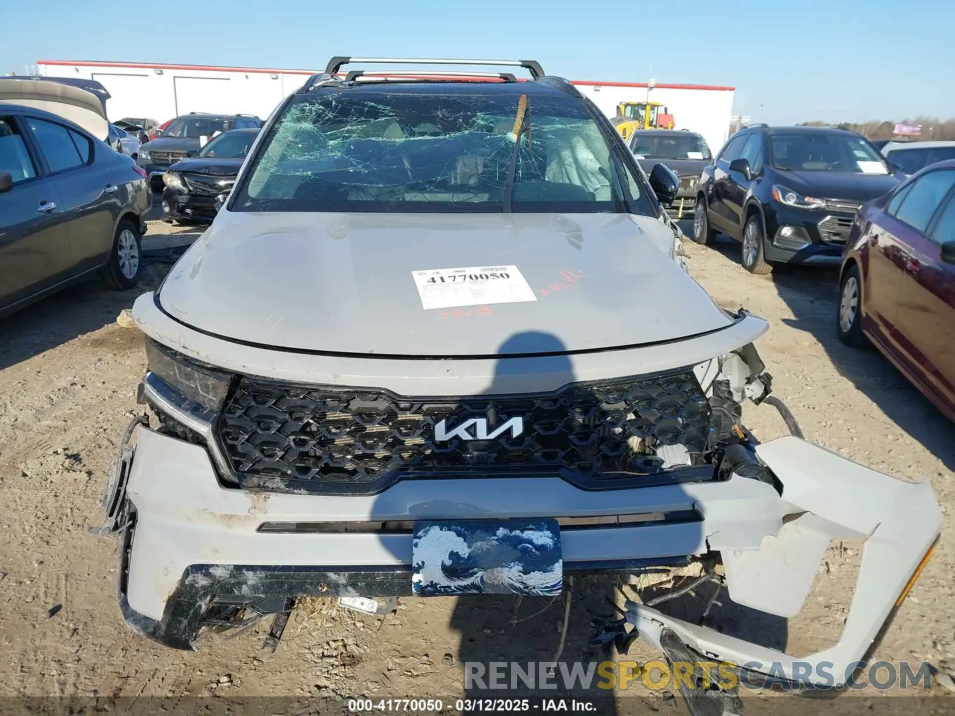 11 fotografías del automóvil dañado 5XYRK4LF1NG106743 KIA SORENTO 2022
