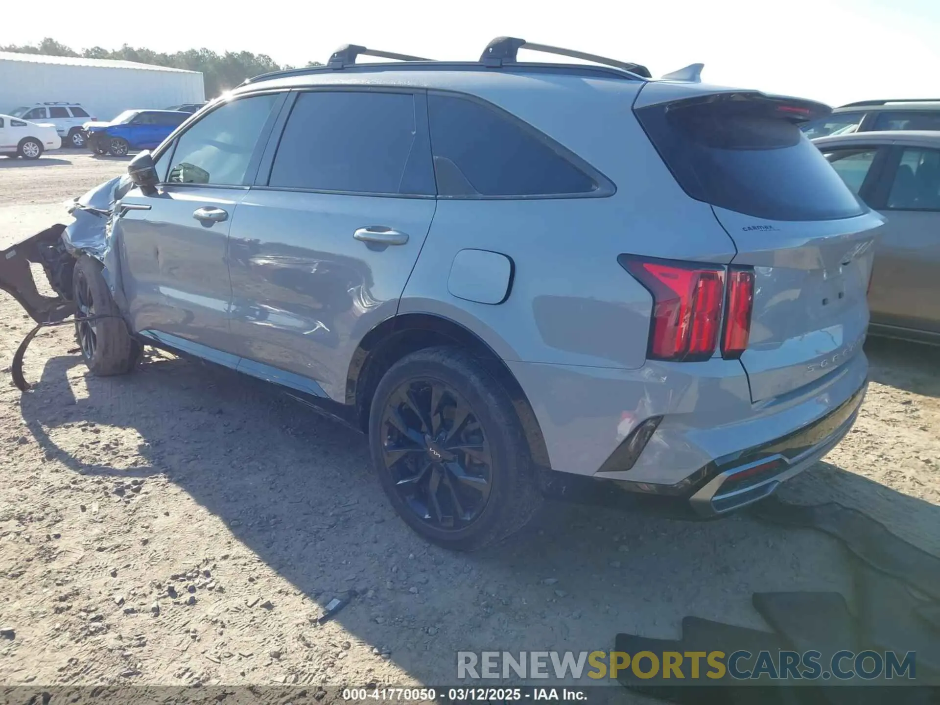 3 fotografías del automóvil dañado 5XYRK4LF1NG106743 KIA SORENTO 2022