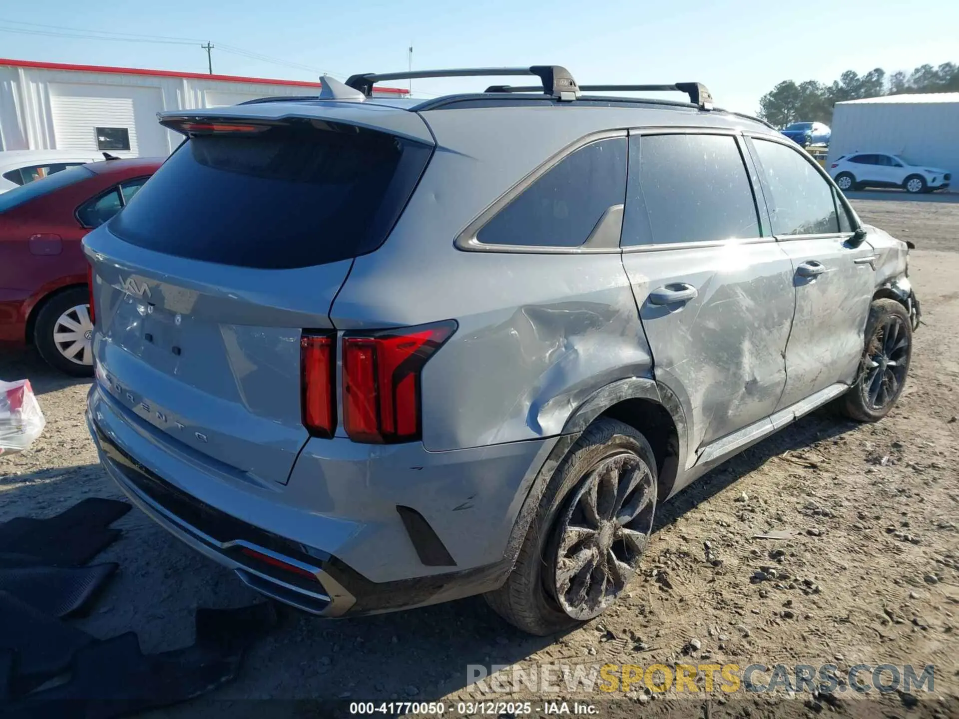 4 fotografías del automóvil dañado 5XYRK4LF1NG106743 KIA SORENTO 2022