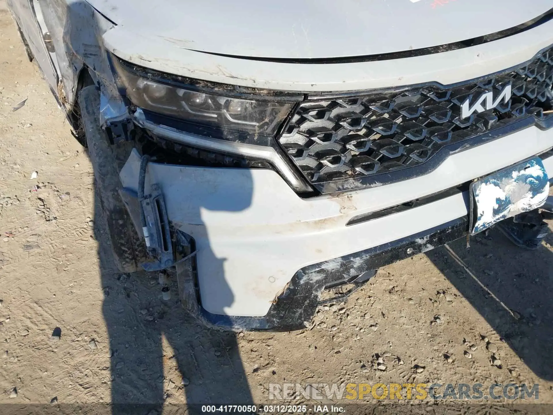 6 fotografías del automóvil dañado 5XYRK4LF1NG106743 KIA SORENTO 2022
