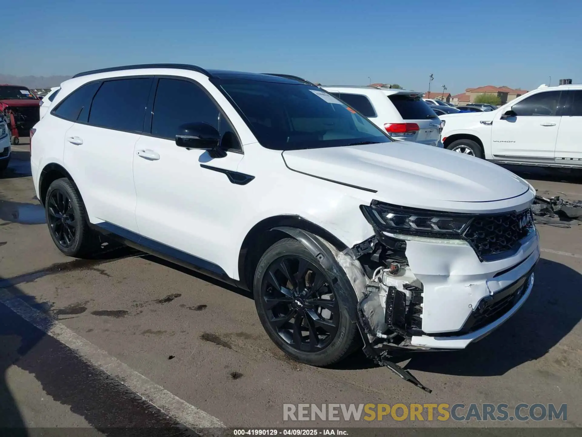 1 fotografías del automóvil dañado 5XYRK4LF2NG135832 KIA SORENTO 2022