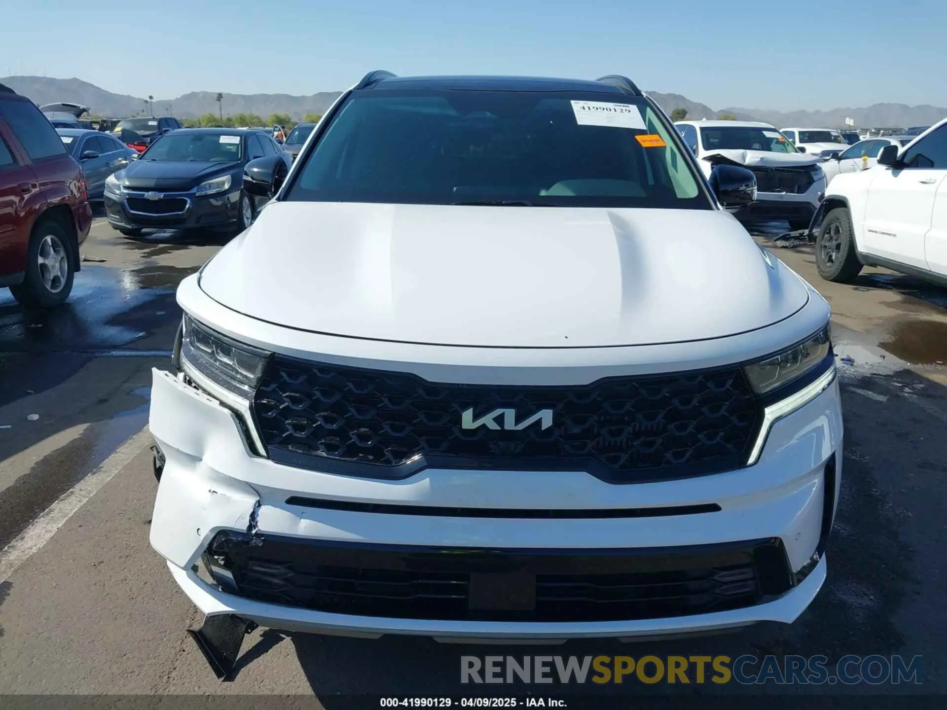 12 fotografías del automóvil dañado 5XYRK4LF2NG135832 KIA SORENTO 2022