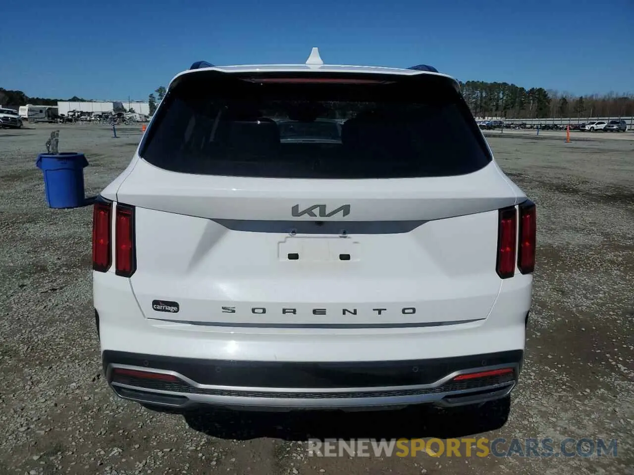 6 fotografías del automóvil dañado 5XYRK4LF3NG090397 KIA SORENTO 2022
