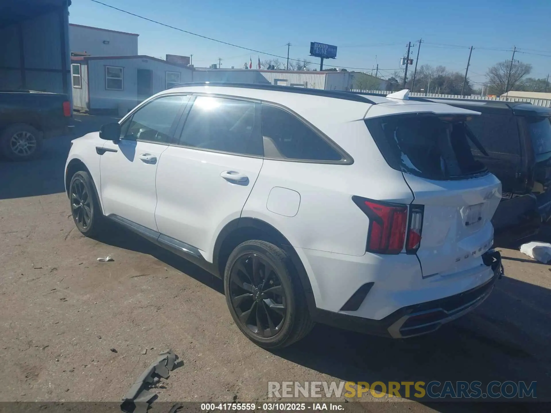 3 fotografías del automóvil dañado 5XYRK4LF3NG142644 KIA SORENTO 2022