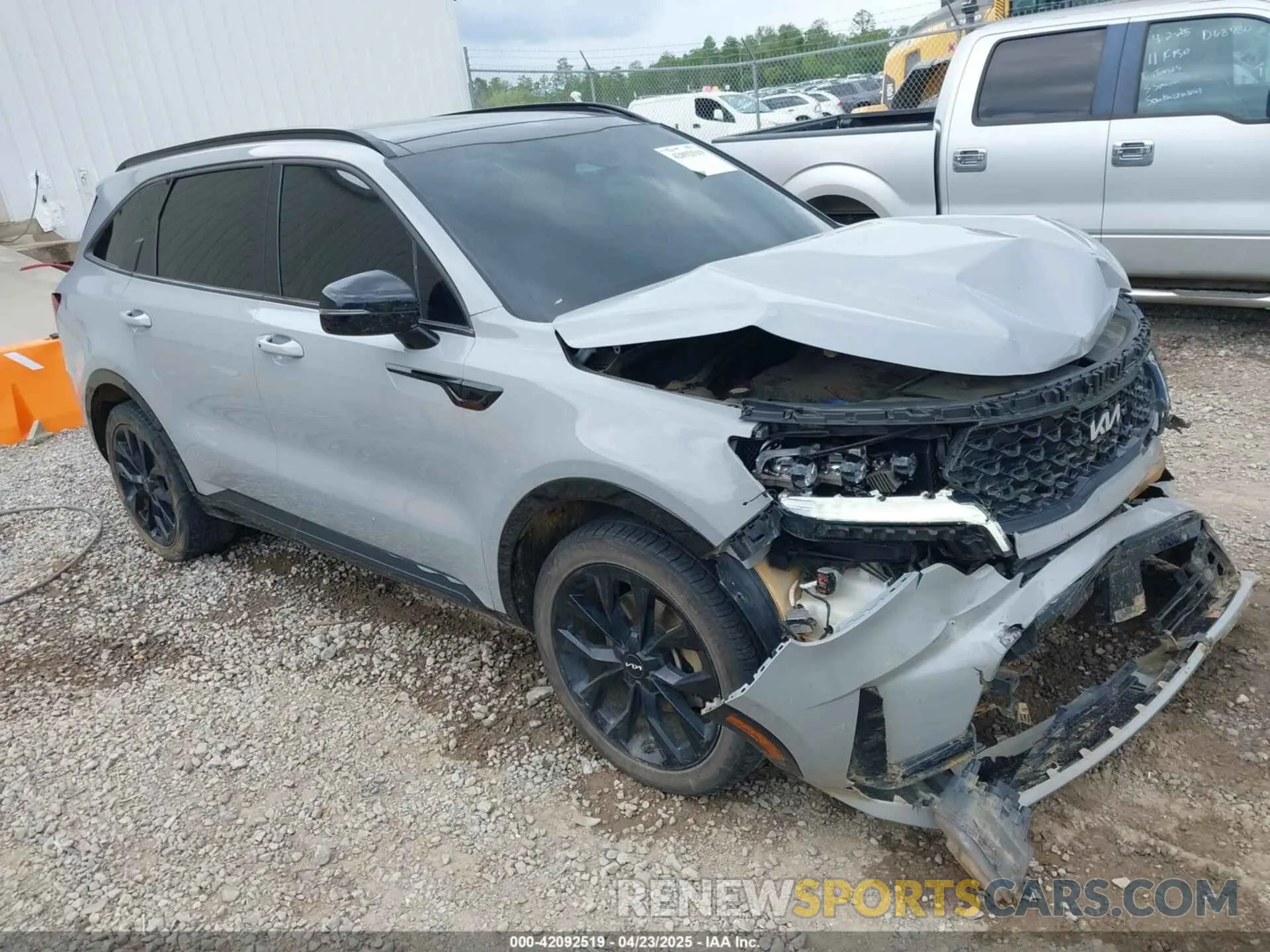 1 fotografías del automóvil dañado 5XYRK4LF7NG127080 KIA SORENTO 2022