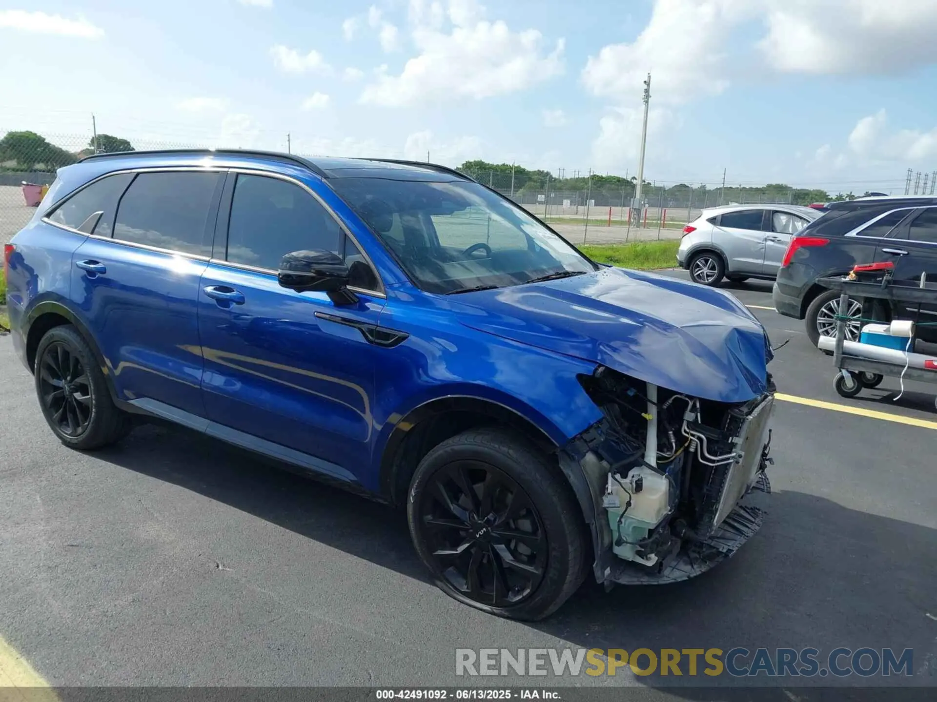 1 fotografías del automóvil dañado 5XYRK4LF8NG089617 KIA SORENTO 2022