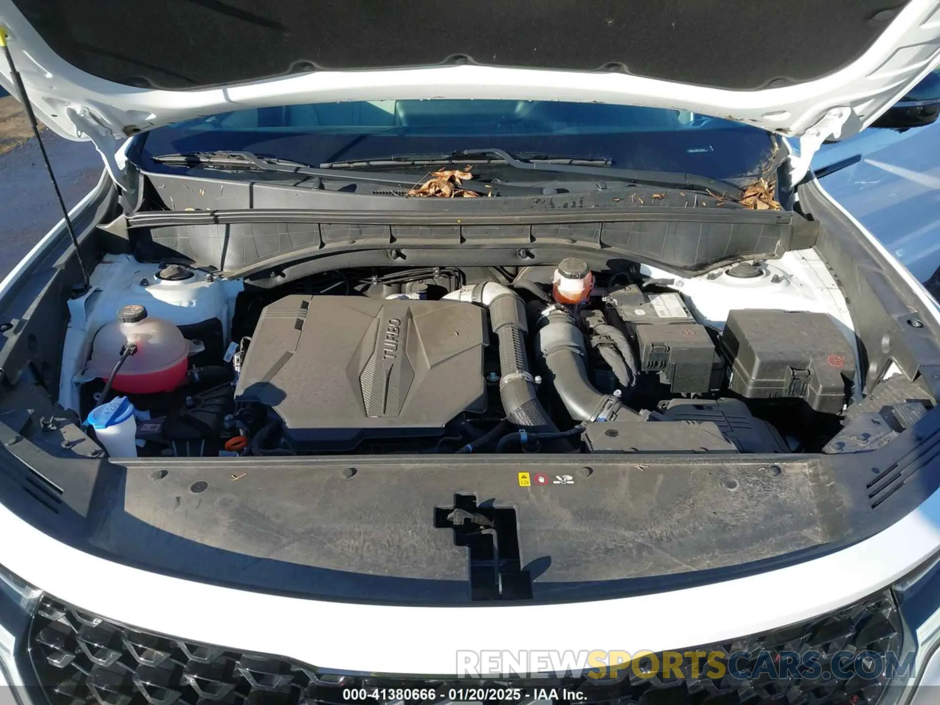 10 fotografías del automóvil dañado 5XYRK4LF9NG116047 KIA SORENTO 2022