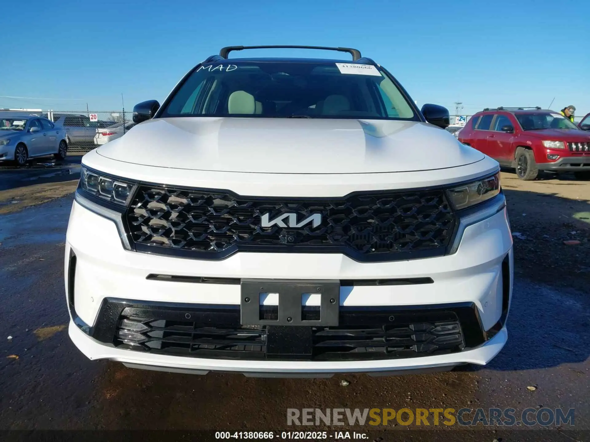 13 fotografías del automóvil dañado 5XYRK4LF9NG116047 KIA SORENTO 2022