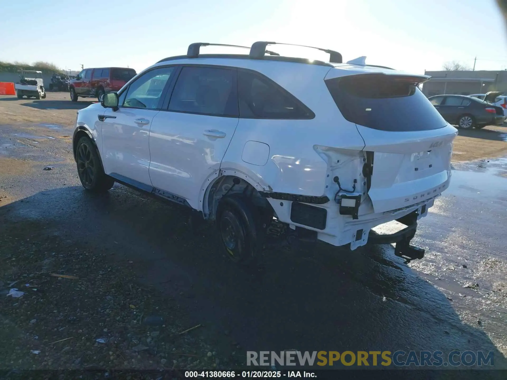 3 fotografías del automóvil dañado 5XYRK4LF9NG116047 KIA SORENTO 2022