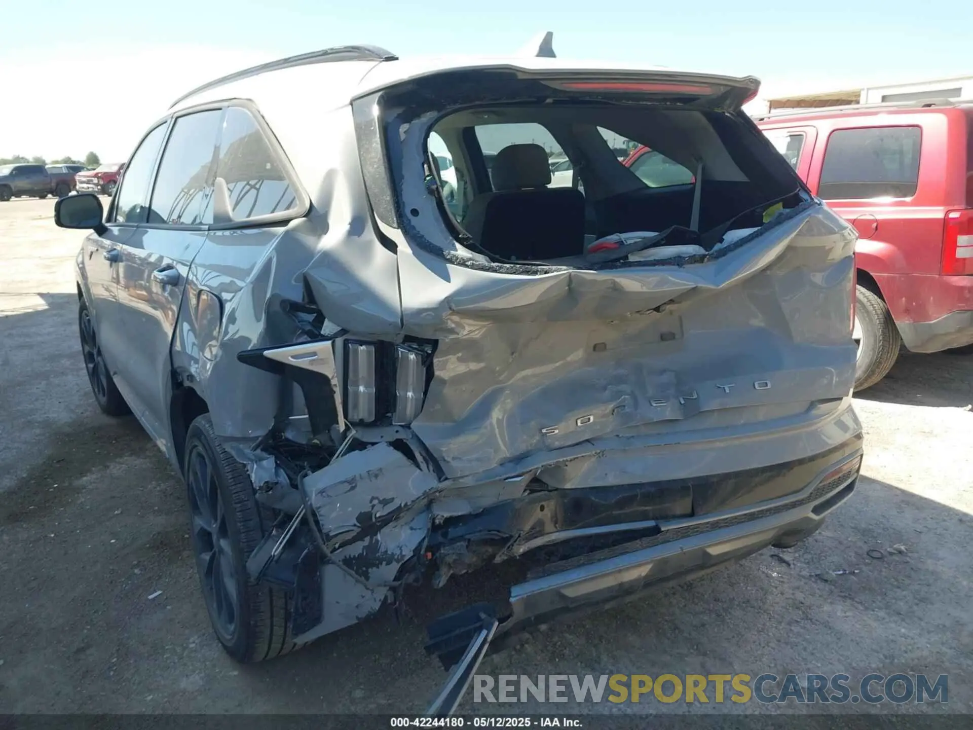 6 fotografías del automóvil dañado 5XYRK4LFXNG153852 KIA SORENTO 2022