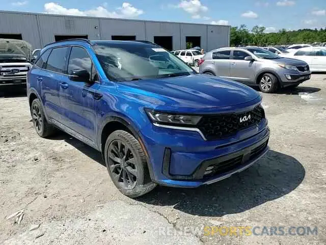 12 fotografías del automóvil dañado 5XYRKDLF0NG087084 KIA SORENTO 2022