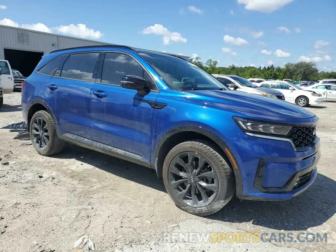 4 fotografías del automóvil dañado 5XYRKDLF0NG087084 KIA SORENTO 2022