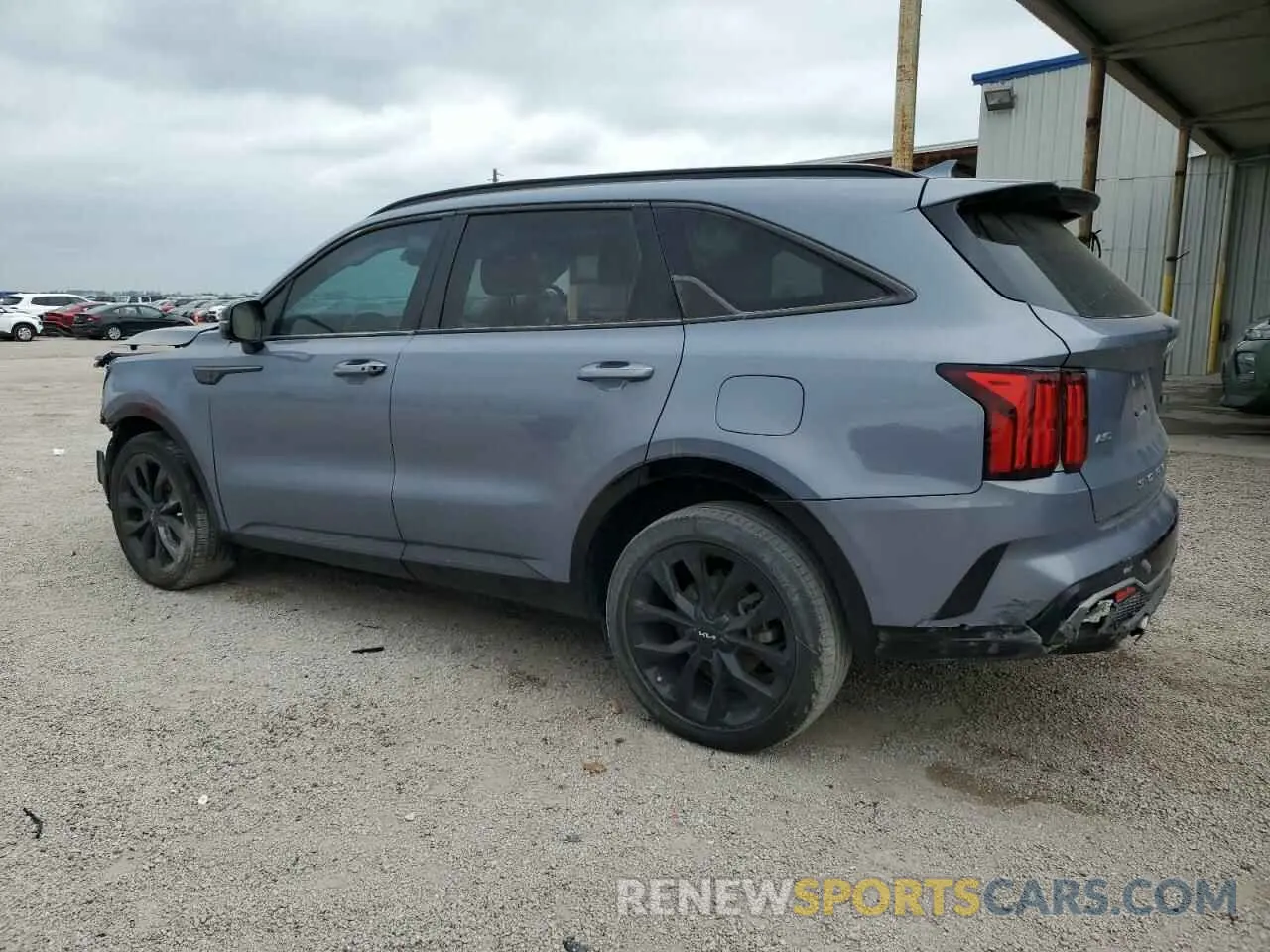 2 fotografías del automóvil dañado 5XYRKDLF0NG089398 KIA SORENTO 2022