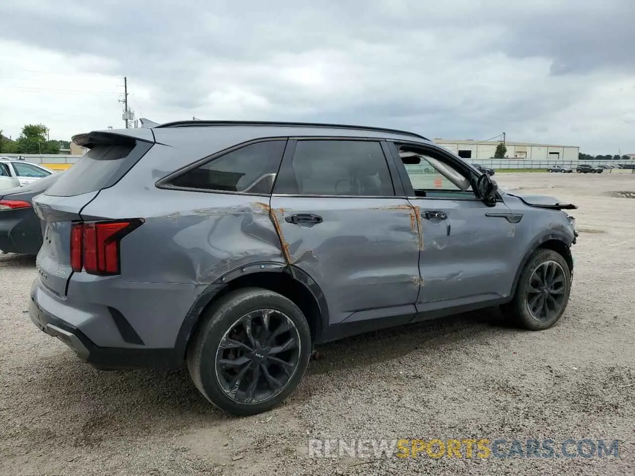 3 fotografías del automóvil dañado 5XYRKDLF0NG089398 KIA SORENTO 2022