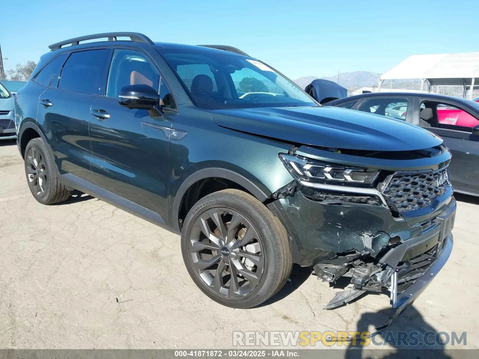 1 fotografías del automóvil dañado 5XYRKDLF1NG141704 KIA SORENTO 2022