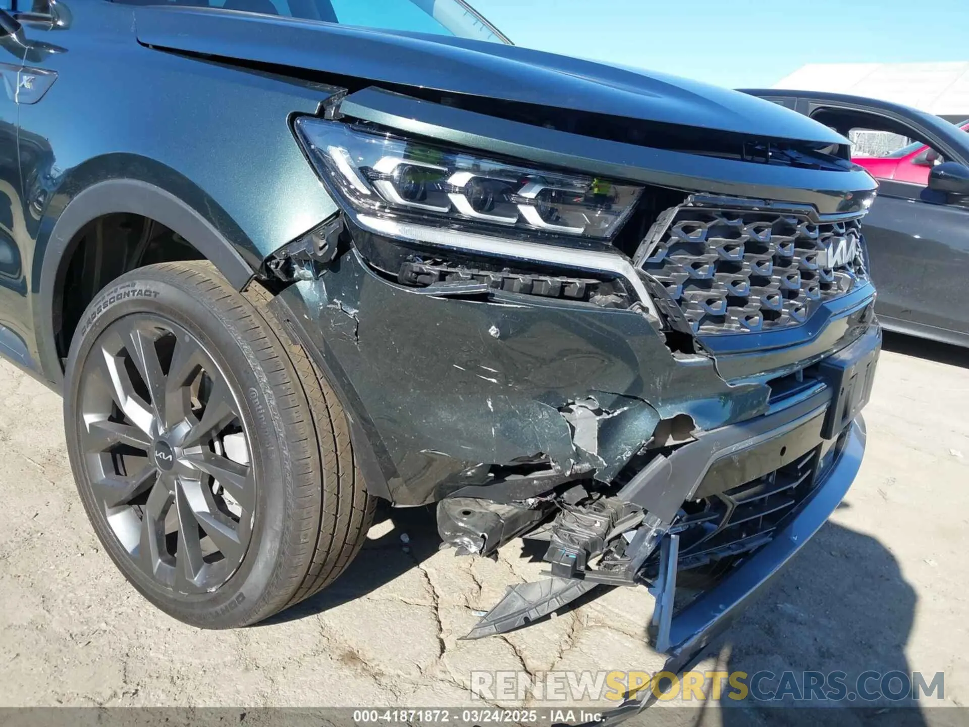 6 fotografías del automóvil dañado 5XYRKDLF1NG141704 KIA SORENTO 2022